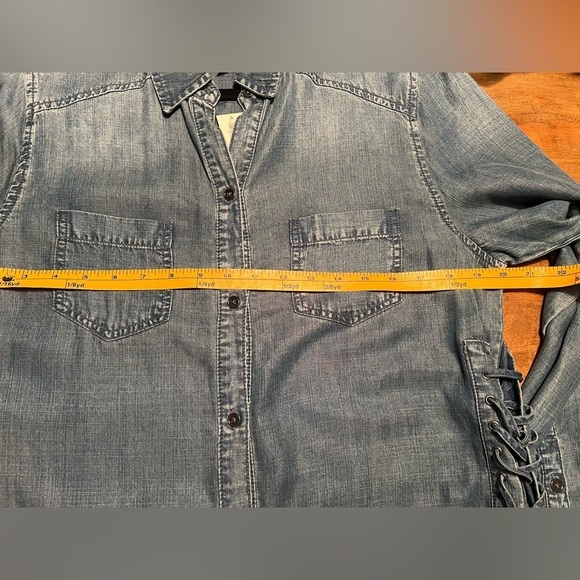 NWT Chico’s Denim Midi Dress‎ - Size 1/Small - Picture 5 of 9